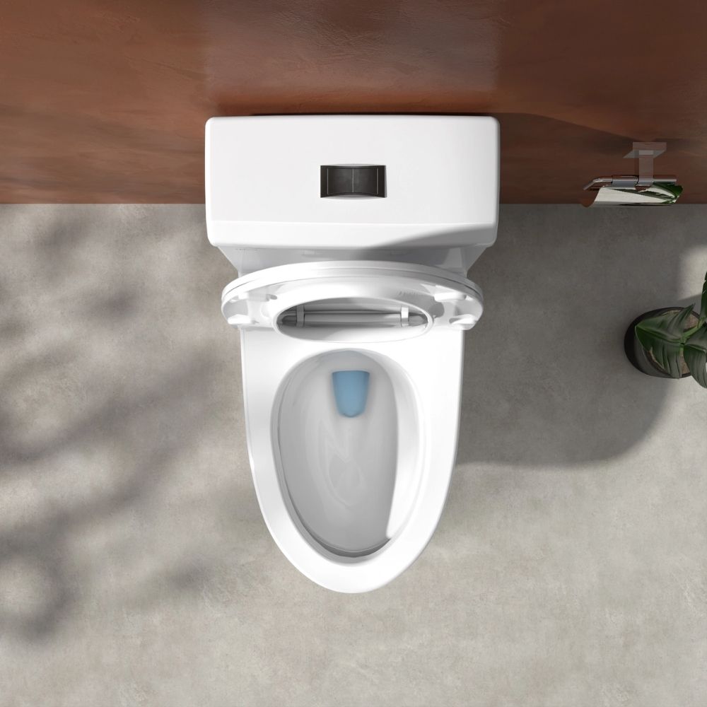 Bồn cầu 1 khối Viglacera V45M nắp êm xả xoáy (+ vòi xịt VG826 & van VG853) V45M - 6