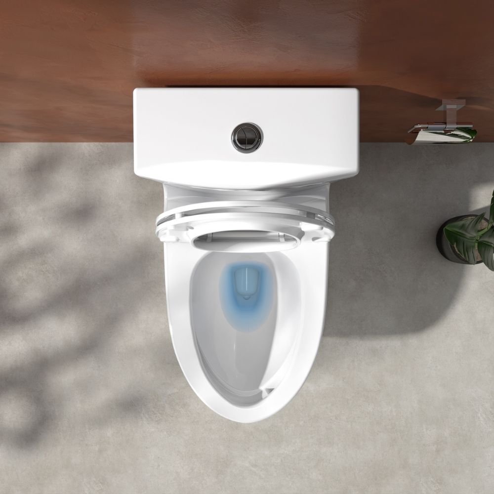 Bồn cầu 1 khối Viglacera V62 nắp êm (+ vòi xịt VG826 & van VG853) V62 - 6