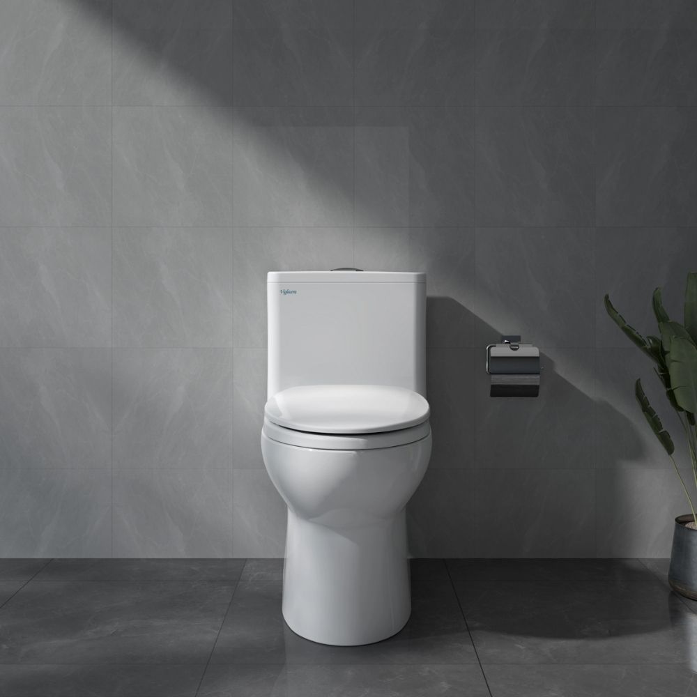 Bồn cầu 1 khối Viglacera V64 nắp êm (+ vòi xịt VG826 & van VG853) V64 - 4