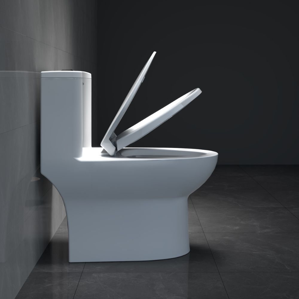 Bồn cầu 1 khối Viglacera V64 nắp êm (+ vòi xịt VG826 & van VG853) V64 - 5