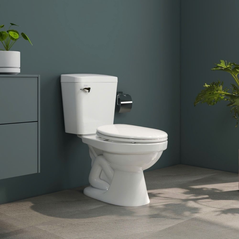 Bồn cầu 2 khối Viglacera VI44 nắp thường (+ lavabo VTL2) VI44 - 3