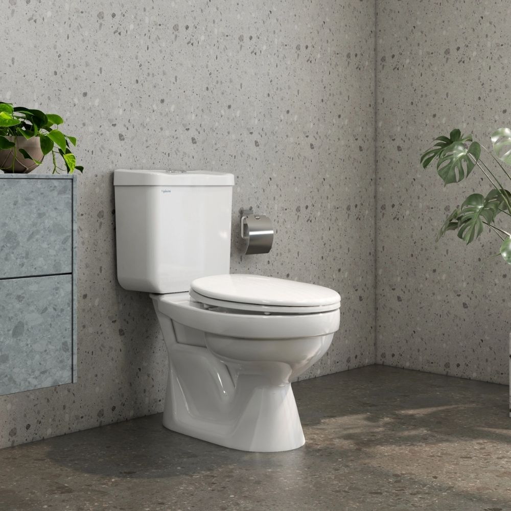 Bồn cầu 2 khối Viglacera VT18M nắp thường / nắp êm VT18M (NAP V1102) - 4