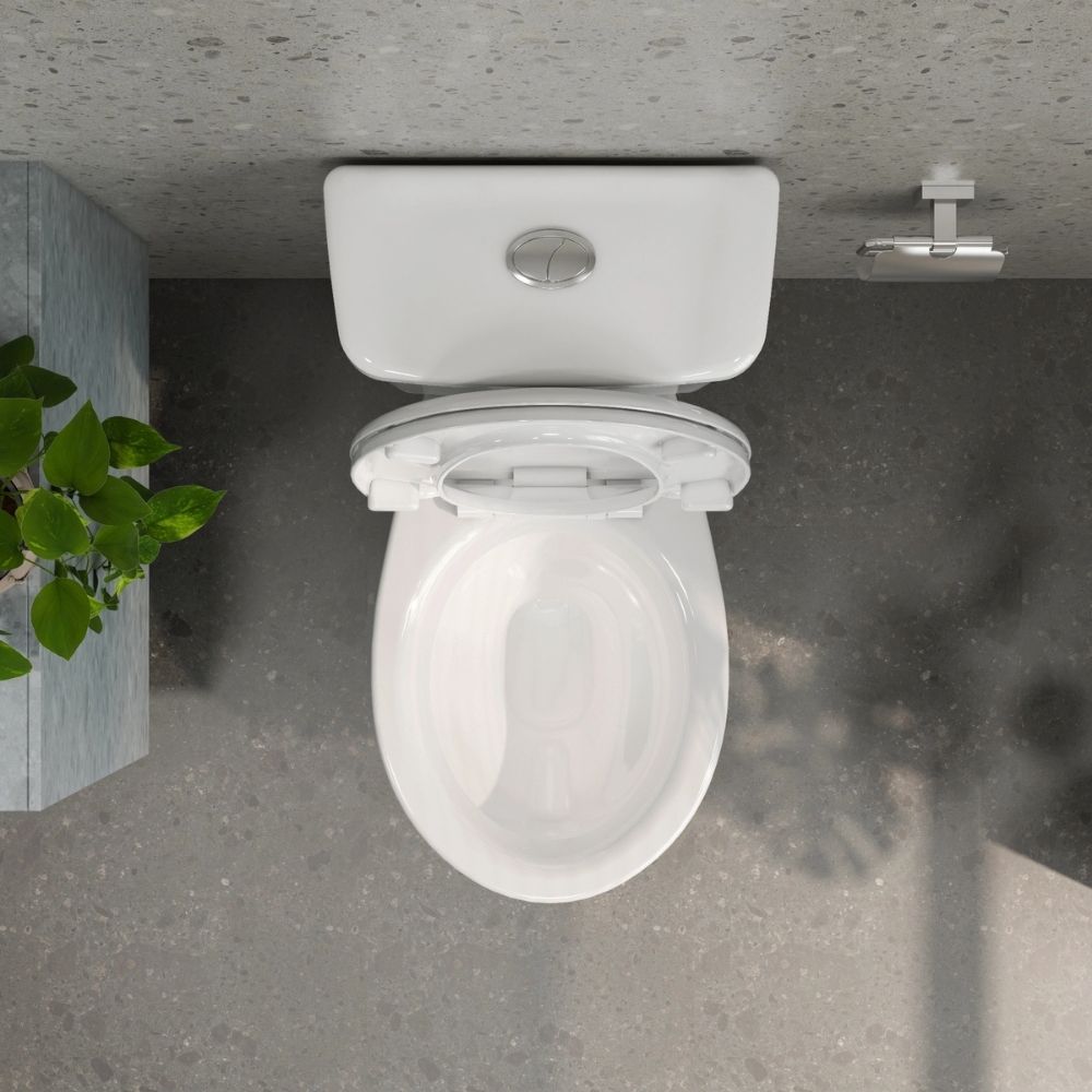 Bồn cầu 2 khối Viglacera VT18M nắp thường / nắp êm VT18M (NAP V1102) - 6