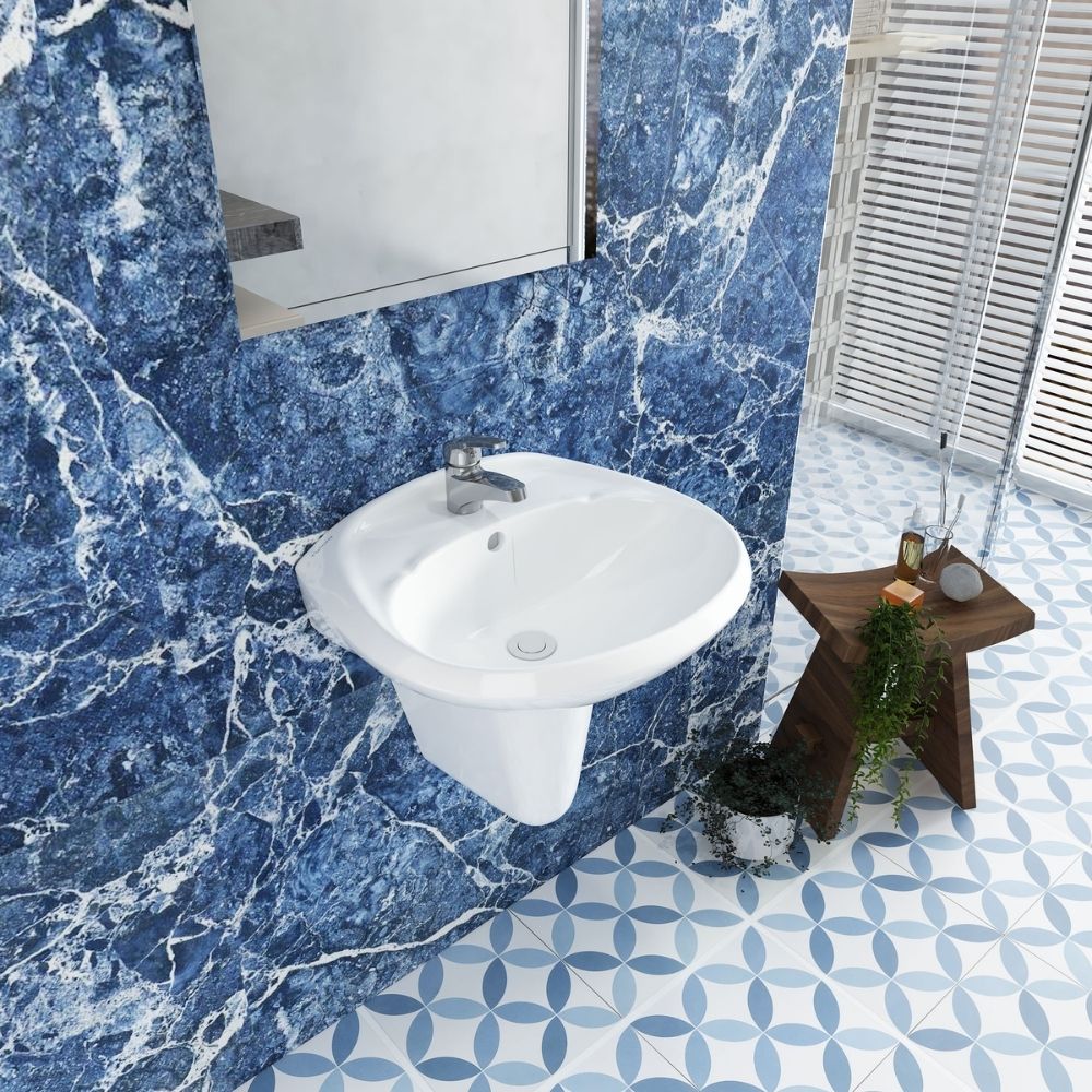 Chậu rửa lavabo treo tường Viglacera VTL3 VTL3 - 5