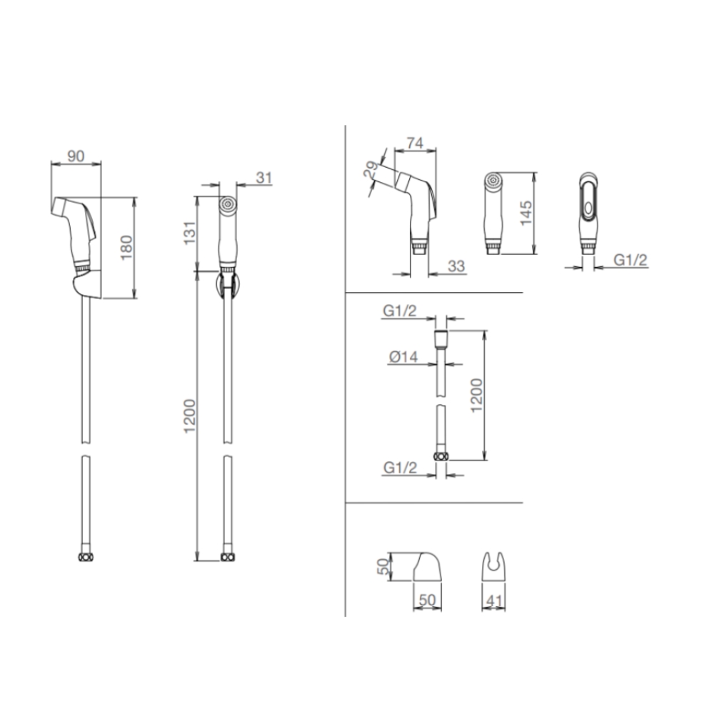 Vòi Xịt Vệ Sinh Viglacera VG826 - 2